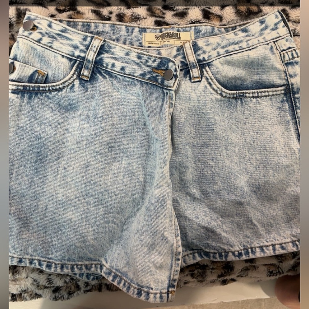 Women's Light Blue Denim Shorts